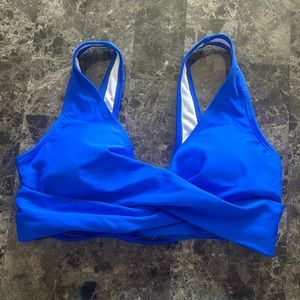 Women’s bikini blue top new without tags